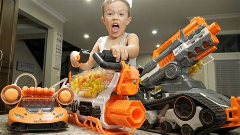 Nerf War: Gun BABY 13! - YouTube