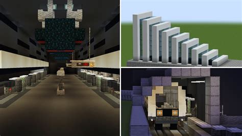 MINECRAFT - How to Build a Modern Metro Station - YouTube