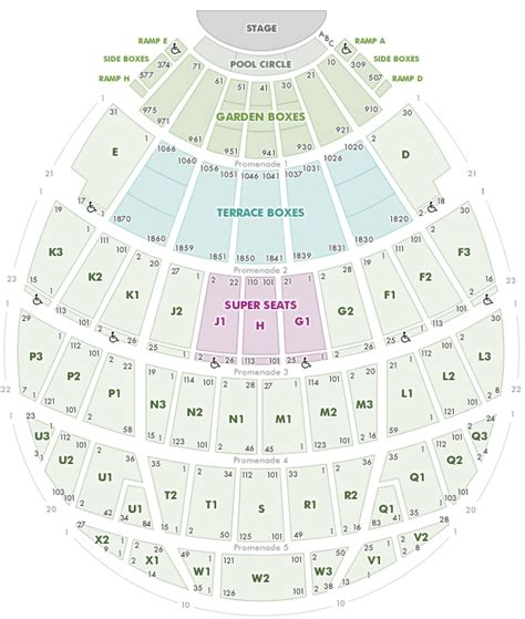 Hollywood Bowl Interactive Seating Chart | TickPick