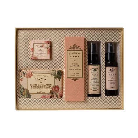 Buy Kama Ayurveda Rose Essential Gift Box (5Pcs) Online at Best Price ...