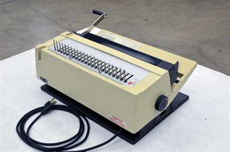 GBC Manual Comb Binding Machine | Boggs Equipment