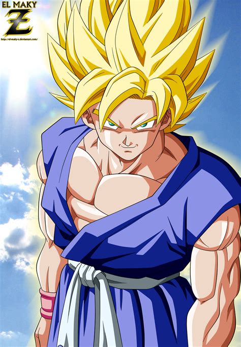 DBGT: Goku Super Saiyan by el-maky-z on DeviantArt