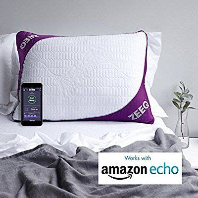 REM-Fit ZEEQ Smart Pillow - Track Sleep, Stream Audio, Smart Home ...