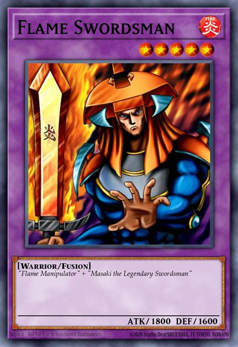 Flame Swordsman - Yu-Gi-Oh! Card Database - YGOPRODeck