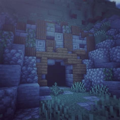 Minecraft decorative cave entrance | Minecraft architecture, Minecraft ...