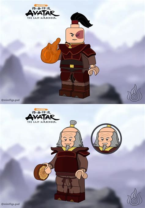 LEGO Zuko & Iroh in 2020 | Lego pictures, Avatar the last airbender ...