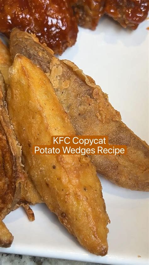 KFC Copycat Potato Wedges Recipe | Recipes, Kfc inspired recipes, Food ...