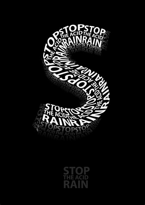 Stop Acid Rain Poster on Behance