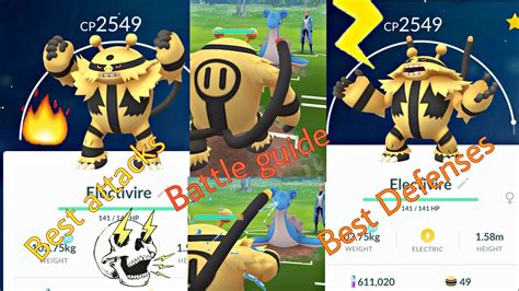 Electivire in Pokémon Pv battle | Is Electivire is good in Pokémon Go ...