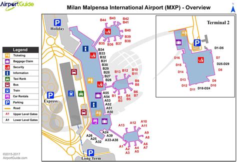 Milan malpensa airport map - Milano malpensa airport map (Lombardy - Italy)