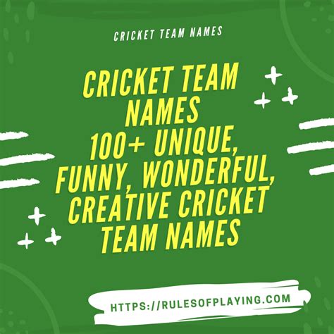 100+Cricket Team Names [ Unique, Cool, Funny, Powerful ]