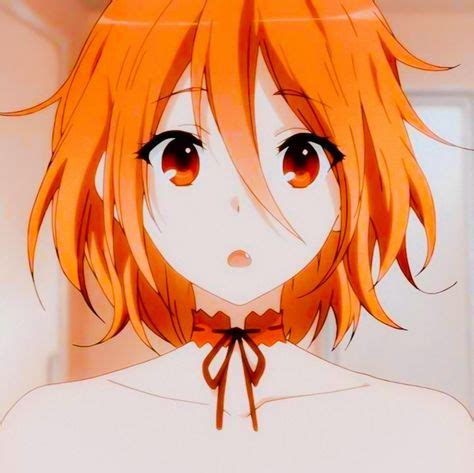 Orange Hair Anime Girl PFP