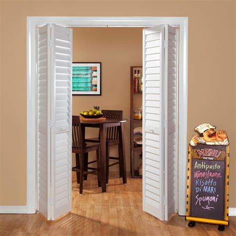 Louvered PVC/Vinyl Bi-Fold Door | Wood doors interior, Doors interior ...