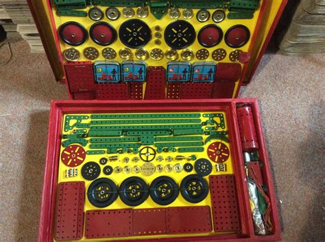 Meccano Construction Set 8 Made November 1950 Unused Stil Wired to ...