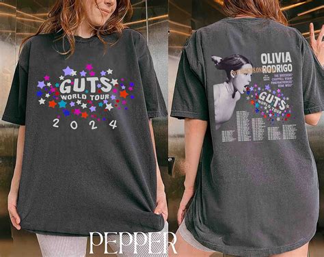 Olivia Rodrigo World Tour Shirt, Guts World Tour 2023 Shirt, Guts World ...