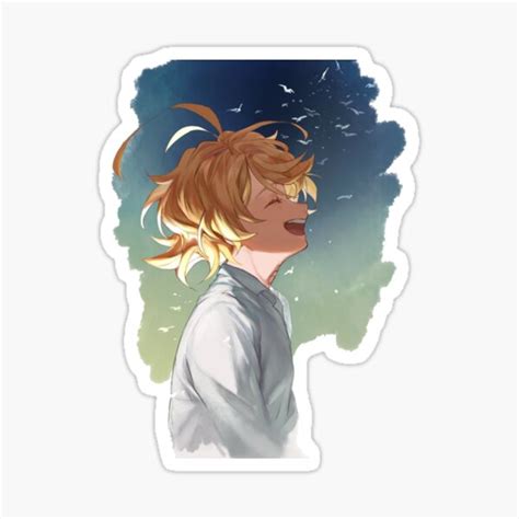 "Smiling Emma fanart : The Promised Neverland " Sticker for Sale by ...