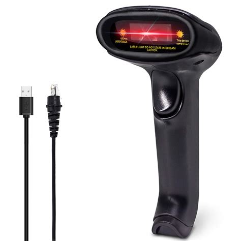 Buy USB Barcode Scanner Wired Handheld Laser Bar Code Scanner Automatic ...