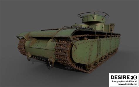 Desire FX 3d models | Soviet Heavy Tank T-35 3D model