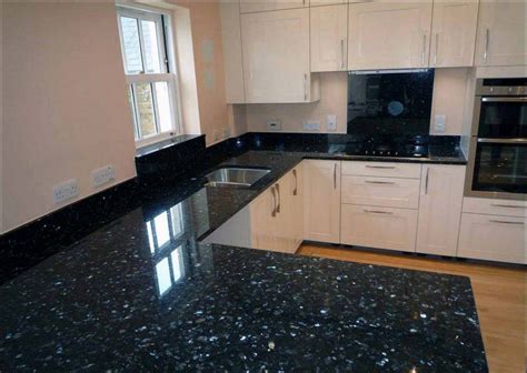 Kitchen Countertops | Stone Countertops - black galaxy granite countertops