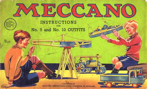 File:Meccano instructions book No 9-10, blueandgold.jpg - The Brighton ...