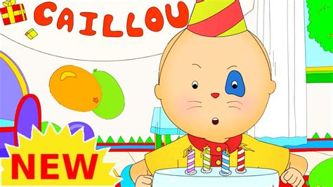 NEW! CAILLOU BIRTHDAY PARTY | Videos For Kids | Funny Animated Videos ...