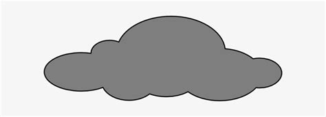 Grey Cloud Clip Art - Grey Cloud Clipart Transparent PNG - 600x217 ...