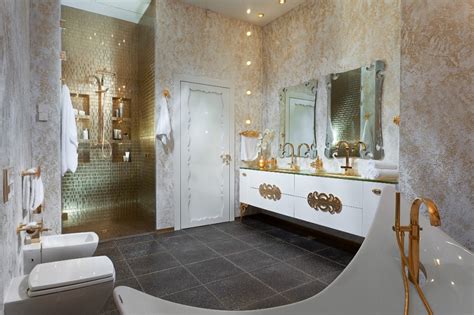 How to Elevate Your Bathroom With White Gold Bathroom Decor - 4Nids