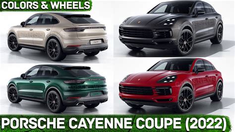 2022 Porsche Cayenne Coupe - Colors & Wheels - YouTube