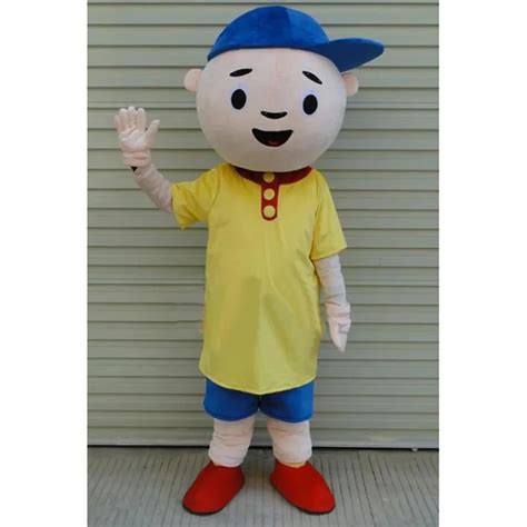 Handmade Cartoon Caillou Boy Brutus Mascot Costume For Halloween ...