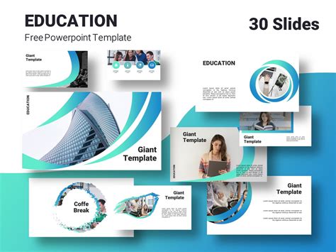 Free Powerpoint Template Education