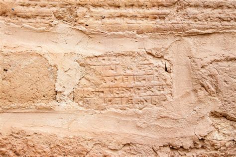 Bricks with cuneiform inscriptions — Stock Photo © mathes #44232515