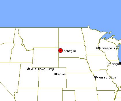 Sturgis South Dakota Map - Vicky Jermaine