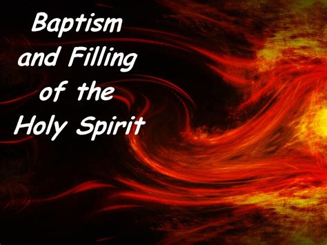 God's Breath Publications » BAPTISM AND FILLING OF THE HOLY SPIRIT