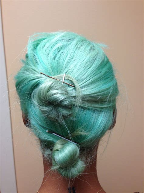 Seafoam green hair Seafoam Green, Green Turquoise, Green Hair, Blue ...