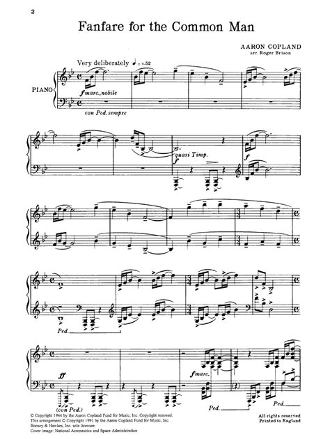 Fanfare for the Common Man by Aaron Copland/ arr. | J.W. Pepper Sheet Music