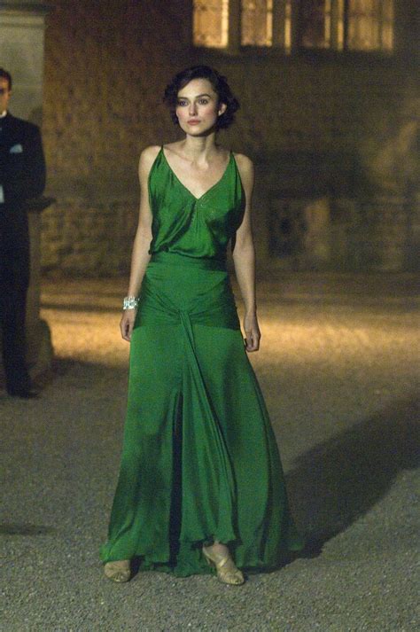 Costume design by Jacqueline Durran for Atonement (2007) Green Evening ...