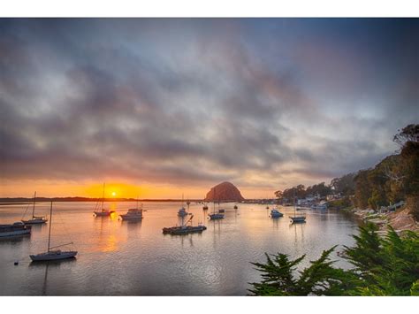 Morro Rock Sunset - Roy Kerckhoffs Art