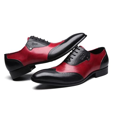 FELIX-CHU-Modern-Gentlemen-Formal-Oxfords-Genuine-Leather-Mens-Wedding ...