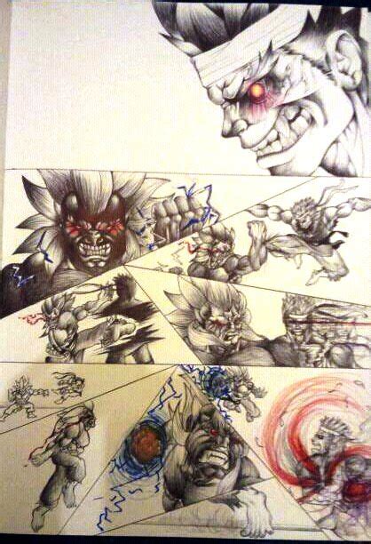 Evil Ryu vs Oni by ArtyNazza on Newgrounds