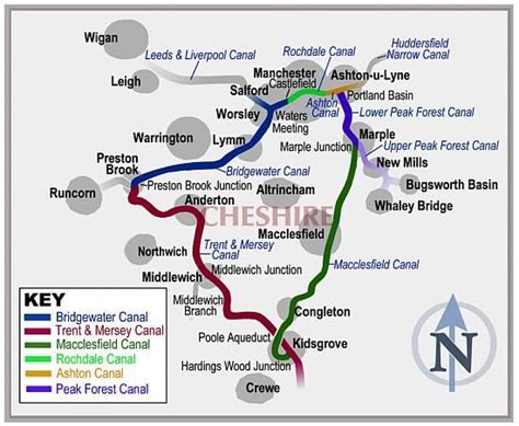 Manchester Canal Map