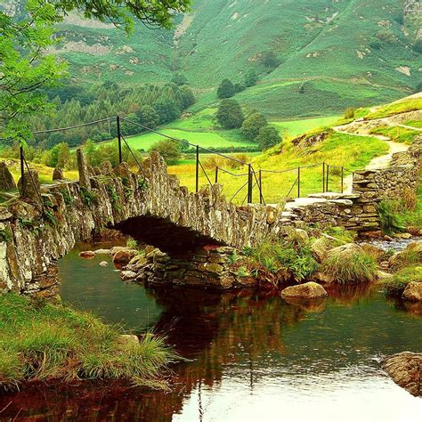 This is Slater's Bridge at the foot of Lingmoor Fell in the Lake ...