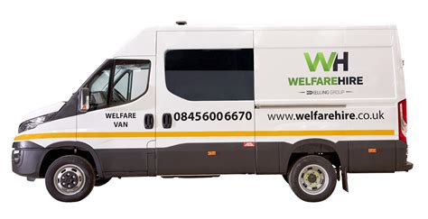 Welfare Van Hire | Welfare & Seating up to 7 People | Kelling Group