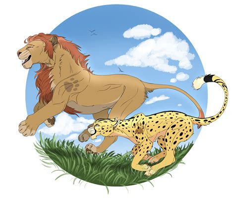 Kion and Fuli by EmbeerEye on DeviantArt