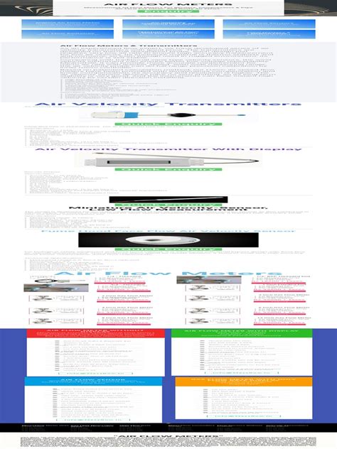 Air Flow Meters & Transmitters | PDF | Flow Measurement | Calibration