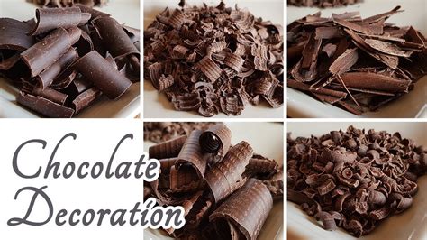 5 Ways Chocolate Shavings (Curls) for Cake Decoration | with Kitchen ...