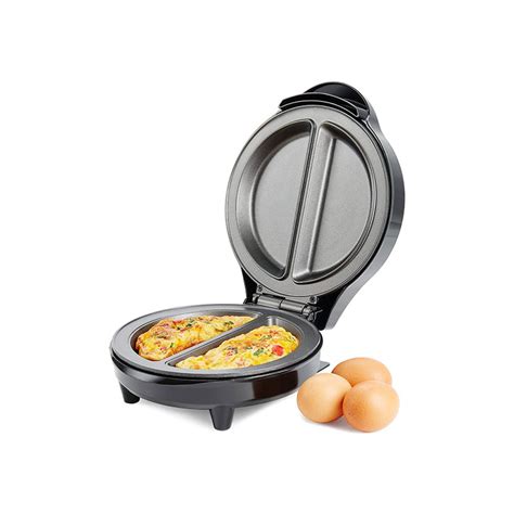 Andrew James Stainless Steel Omelette Maker Electric Cooker Non-Stick ...