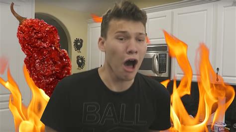 GHOST CHILI PEPPER CHALLENGE! - YouTube