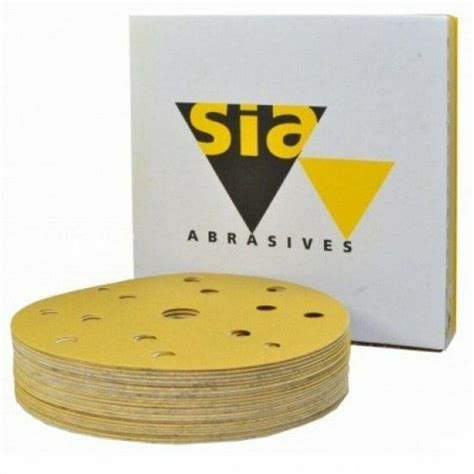 Sia Siaone 150mm Velcro Sanding Discs 15 hole (50) | Refinish Systems Ltd