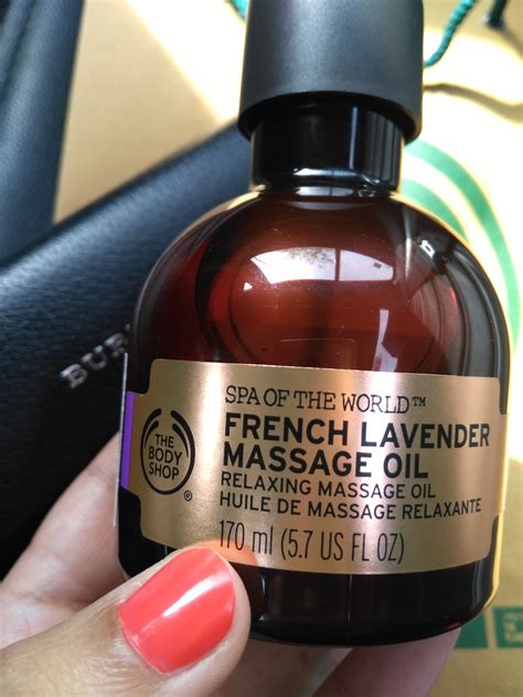 The Body Shop French Lavender Massage Oil Review