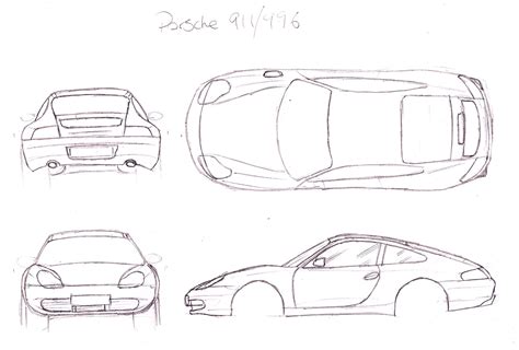 Orthographic drawing, using technical information and source images ...